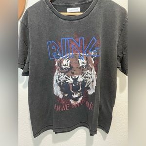 Anine Bing Tiger Tee Muse Medium NWOT